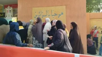 توافد سيدات مدينة 15 مايو بكثافة على لجان انتخابات مجلس النواب يعزز المشاركة النسائية في الحياة السياسية 1